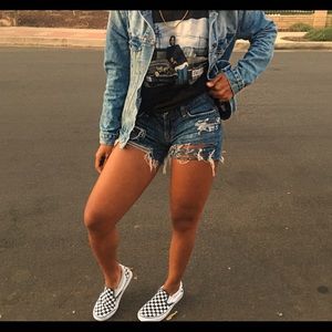 Custom Lucky brand denim cutoffs